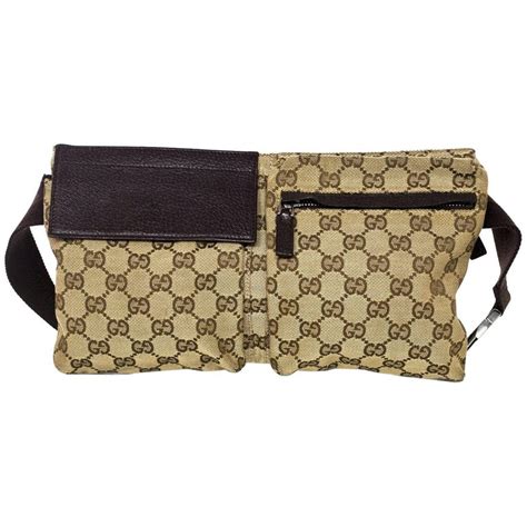 gucci belt bag brown|gucci waist pouch.